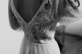 Boho svatební šaty - 7