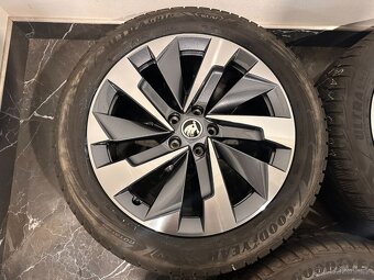 original alu kola skoda kodiaq 2 r19 zimní 57H071499D - 7