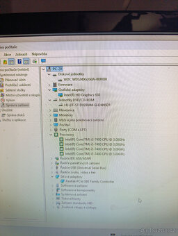 POČÍTAČ INTEL i5-7400, WD 250GB SSD 4GB RAM - 7