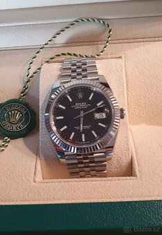 Rolex Datejust 41 Ref. 126334, černé, bílé zlato, Jubilee, n - 7