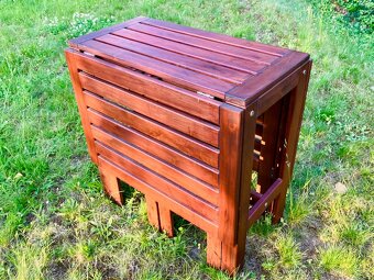Zahradní rozkládací stůl IKEA Äpplarö, 133,5 x 70 cm - 7