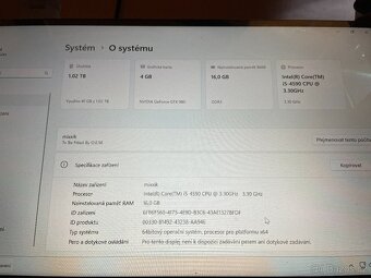 I5-4590,GTX 980,16GB DDR3, Win 11 pro - 7