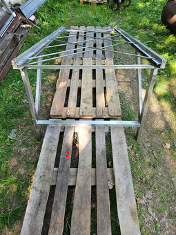 Nerezový pracovní stůl ponk skelet 1.4301 - 7