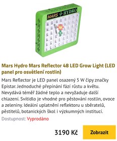 Světla pro indoor pěstování Mars Hydro Reflector 48, 96 - 7