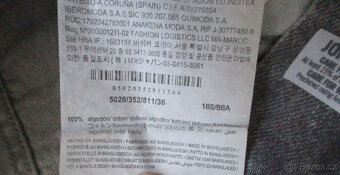 Dámské rifle šedé wide leg high waist Bershka S 36 nové - 7