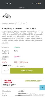 Kuchyňský robot Philco - 7
