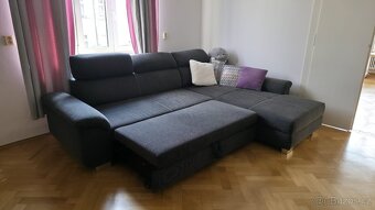 Kvalitní pohodlná rozkládací sedačka - 7