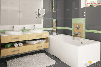 Novostavba bytu 3+kk v centu Luhačovic o výměře 87,75 m2 s t - 7