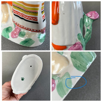 Sousoší Zamilovaný pár 25 cm, Polonne USSR - 7