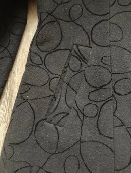 Černy, zimní kabat - 7