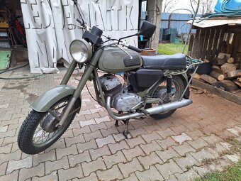 Jawa 350 Typ 634 rv.1981,vojenská - 7