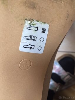 Obuv lodičky nude velikost 38 - 7