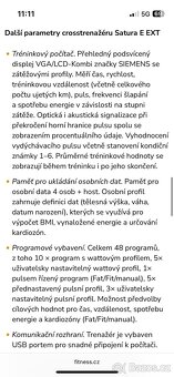Crossový trenažér Kettler SATURA E EXT - 7