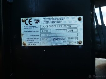 Minibagr bagr Jcb 86c1 - 7