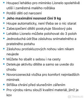 Houpátko Lionelo Otto Baby Pink - 7