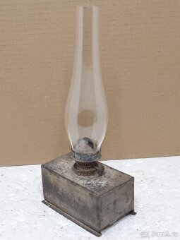 Retro petrolejová lampa ČSD - ČSSR - 7
