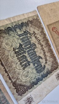 Staré německé bankovky 3x - 7