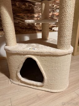 Škrabadlo Edoras XL 160x55x55 cm, krémové - NOVÉ - 7