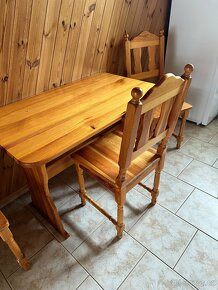Dřevěný stůl z masivu - 7
