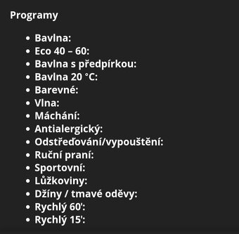 ECG Automatická pračka ( ‼️REZERVOVÁN ‼️  ) - 7