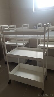 IKEA vozík bílý 3x - 7