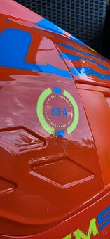 Motokrosova helma L + brýle  NOVÉ - 7