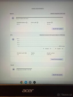 Acer Chromebook 314 MT8183 14" FHD 4GB 128GB eMMC Mali G72 - 7