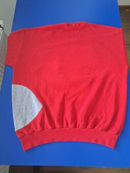 Červená retro Nike mikina - 7