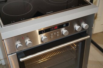 Siemens nerezový vestavný sporák HE23U532, ližiny - 7