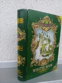 Krabičky dózy plechové kartonové od čajů - 7