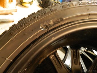 alu kola 5x100+celoroční pneu r17 - 7