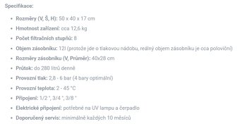 8-stupňová reverzní osmóza Aquafilter - 7