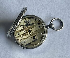 Kapesní hodinky dvouplášťové, ze stříbra - 7