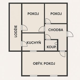 Prodej bytu 3+1/lodžie, 80m2 v Rožmitále pod Třemšínem - 7