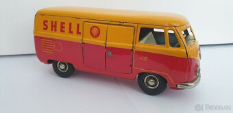 TCO Tippco VW Bus Bulli Kasten SHELL Van 50s plechová hračka - 7