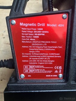 Magnetická vrtačka 13000N, 1200W - 7