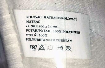1+1 zdarma matrace 90x200 cm - použité pár měsíců - 7
