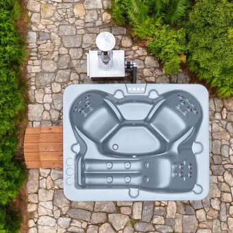 Akrylátová venkovní viřivka Marivox, hot tub, koupací sud - 7