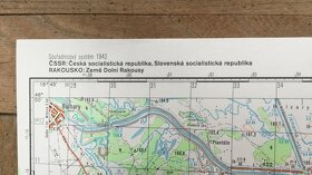 Vojenské mapy (1:50 000) - Tajné - 7