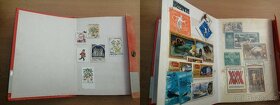 Poštovní známky, albumy, 2 kusy - 7