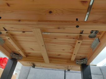 Ikea STORNÄS dřevěný rozkládací stůl hnědočerný - 7