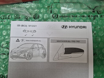 kryty vnějších zrcátek červené Hyundai i20 (BC3) Q0431ADE00T - 7