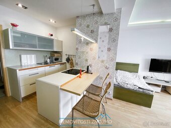 Pronájem bytu 1+kk, kompletně zařízený, balkon i terasa, ul. - 7