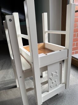 Dětská židlička IKEA KRITTER bílá - 7