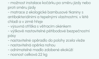 Kombinovaný kočárek ROAN Ivi - Boho Green - 7