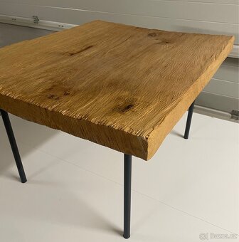 Stolek z masivu Dub - 7