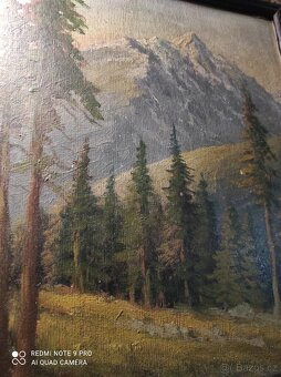 Obraz olej na kartonu - 7