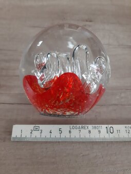 Retro sklenené težítka 2Ks - 7