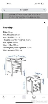 Přebalovaci pult ( přebalovaci komoda ) ikea - 7