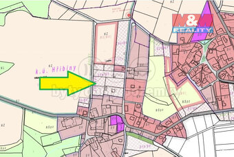 Prodej pozemku k bydlení, 1196 m², Hřibiny-Ledská - 7